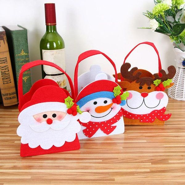 Weihnachtsdekoration, süße Kekse, Kekse, Süßigkeitentüten, kleine Weihnachtsmann-Tasche, Kinder-Weihnachtsdekoration, Weihnachtskugeln, Geschenke