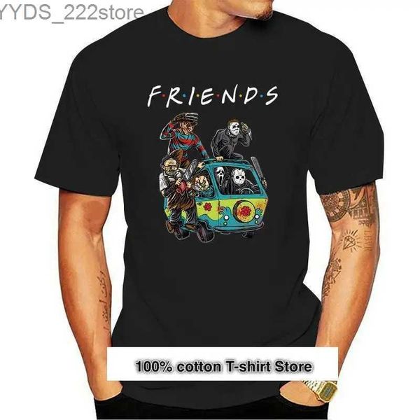 Männer T-Shirts Neue Freunde Horror Film Gruseliges Halloween Shirt Geschenk T-Shirt Größe S-3Xl Mode Klassischen Stil T Shirt YQ231106