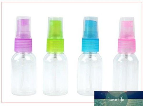 Top 30ml bomba mal ventilada garrafa de spray de plástico cosmético garrafas de perfume atomizador