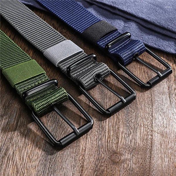 Suporte de cintura masculino automático ao ar livre fivela cinto de náilon masculino militar do exército cintos de lona cummerbunds cinta de alta qualidade