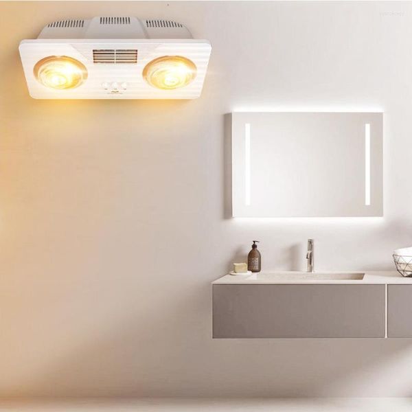 Lampade da parete Lampada Warm Yuba Tradizionale Due riscaldatori per il riscaldamento del bagno a parete