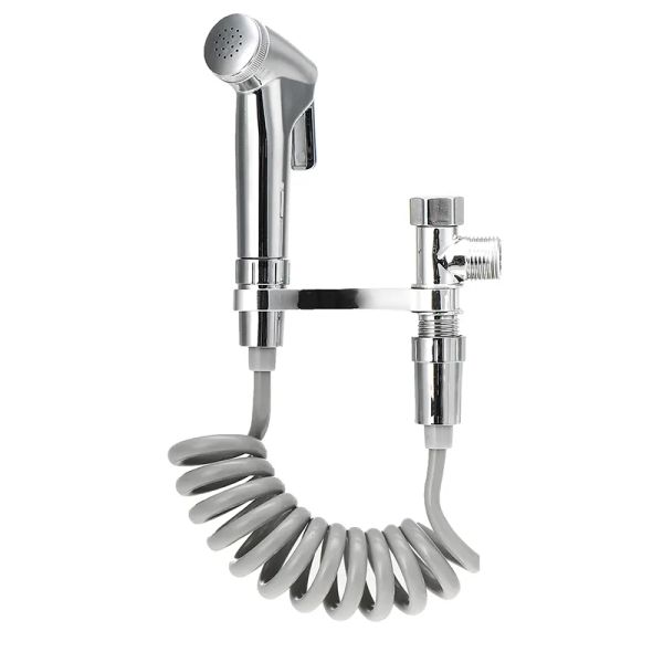 4 PZ set Wc Bidet Spruzzatore Set Pistole Spruzzatore Doccia Tenuto In Mano A Mano Bidet Rubinetto del Bagno Rubinetto Spruzzatore A Mano Soffione doccia autopulente