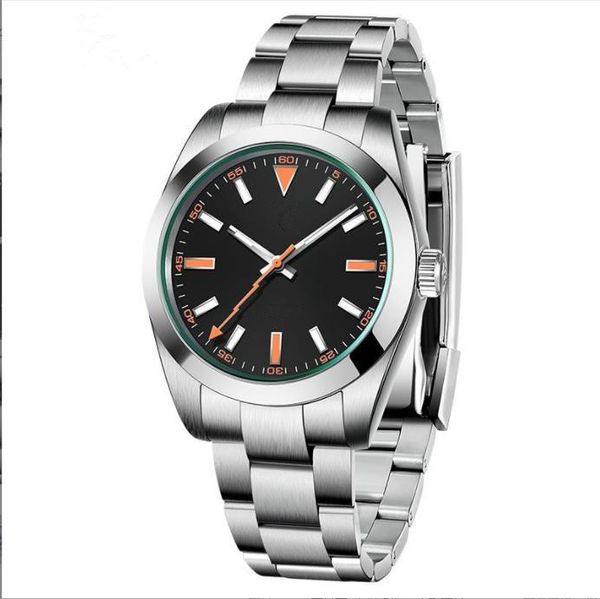 Relógios masculinos de luxo de marca superior de aço inoxidável para homens e mulheres, relógios de pulso esportivos casuais, relógio de quartzo para homem, relógio feminino, relógio de presente 40MM