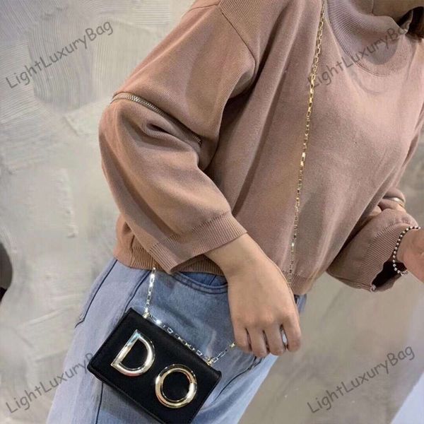 Top Luxury Designers Mulher Bolsa de Ombro Elegante Clássico Crossbody Sacos High-End Chain Bag Saco de Telefone Móvel Presente de Natal 240314