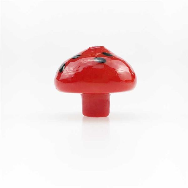 Оптовая красочная светящаяся грибная стеклянная карбюраторная шапка UFO аксессуары для курящих