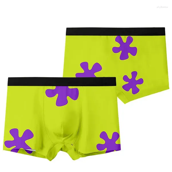 Mutande 3D Anime Man Undrewear Boxer sexy in cotone per mutandine da uomo Boxer moda uomo Boxer da uomo