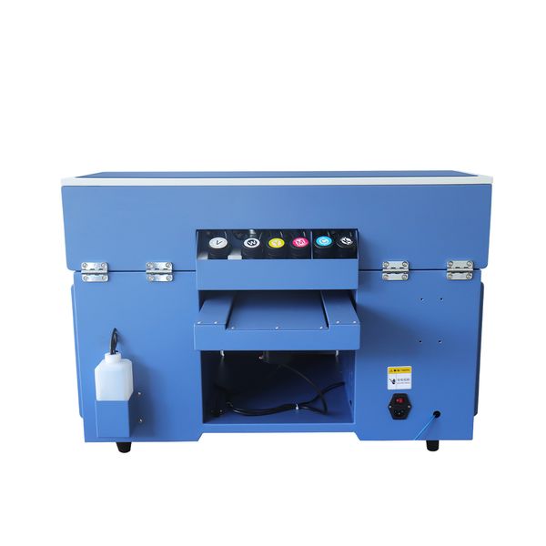 Stampante flatbed per stampante UV A3 Alta qualità per la copertura della custodia del telefono Stampante LED UV in plastica acrilica con bottiglia in metallo