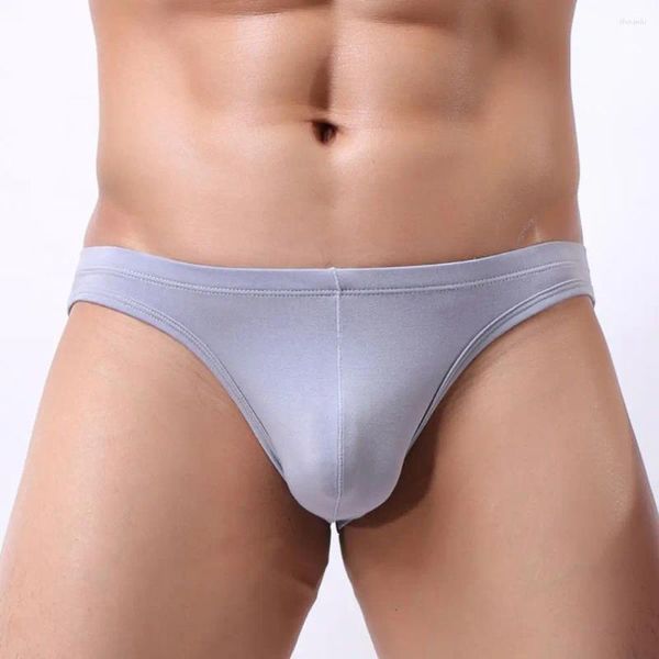 Mutande Intimo elastico traspirante da uomo Pantaloni a triangolo modale Slip a vita bassa Pantaloncini sagomati modellanti bikini sexy