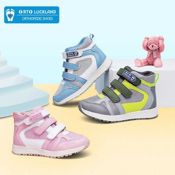 Athletic Outdoor Ortoluckland Neonate Scarpe Bambini Ragazzi Sneakers Solido Sportivo Ortopedico Tipsietoes Stivaletti Flatfoot Per Bambini Toddlers P230404