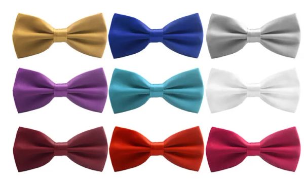 Gravata-borboleta estampada para homens e mulheres, moda masculina e feminina, gravata-borboleta para casamento
