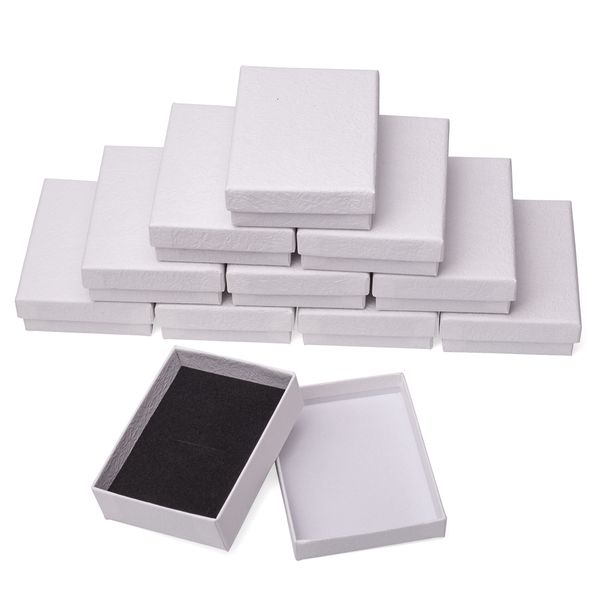 Caixas de relógio Caixas de papel Pacotes de papel caixas de pulseira de papelão Retângulo Presentes quadrados presentes Caixa de armazenamento de armazenamento para jóias 151824p30cs 230404