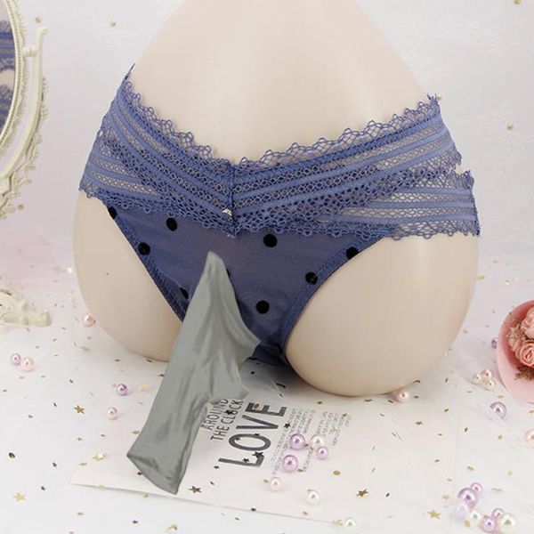 Unterhose Öffnen/Schließen JJ Penishülle Männer Unterwäsche Elefantennase Unterhose Transparente Spitze Kreuz Slips G-String Tanga Porno Sissy LingerieU