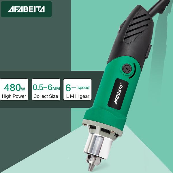 Electric Drill 3000000RPMPLY DULILLEN MINI GRAVER 6 -мм патрон с 6 скоростью для металлической рабочей машины Полировка скульптуры 230406