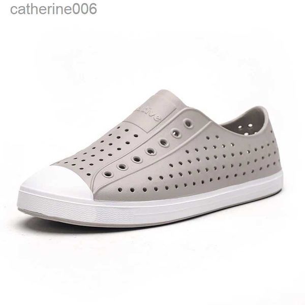 Tênis 2023 novo garoto jardim sapatos meninos meninas chinelos sandálias dois desgaste antiderrapante leve praia sneaker eva sapato de água para crianças l231106