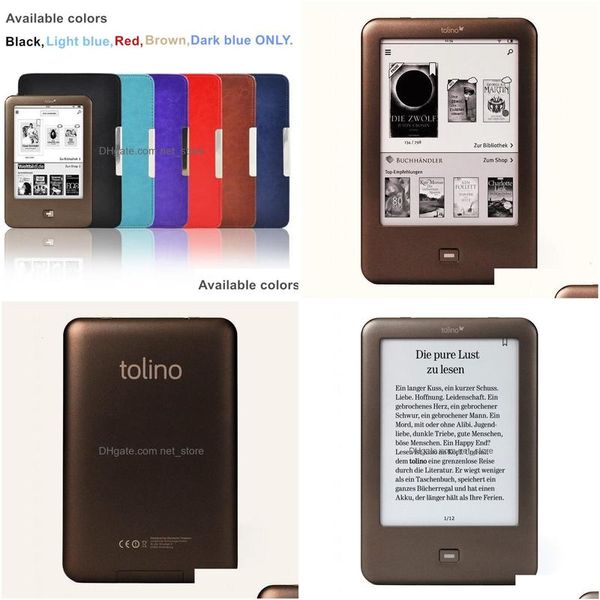 Leitor de Ebook do Alcorão Player Construído em Luz Wifi Tolino Shine Eink 6 Polegadas Touch Sn 1024X758 Livro Eletrônico 230719 Drop Delivery Electr Dhksc