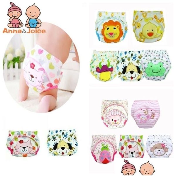 Pannolini di stoffa 6Pc Pantaloni da allenamento per bambini Bambini Studio Pannolini Intimo Mutandine per l'apprendimento infantile Nato Cartoon Trx0001 220927 Drop Deliv Dhrcq