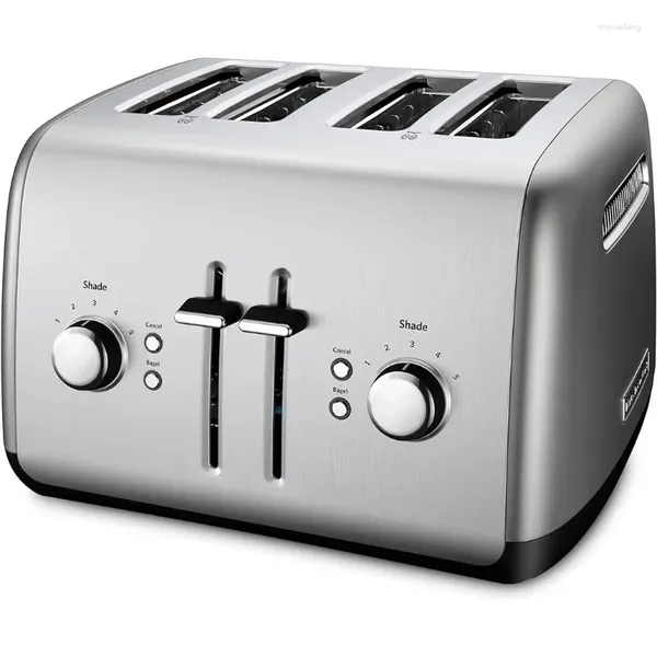 Brotbackautomaten 4-Scheiben-Toaster mit manuellem Hochhubhebel