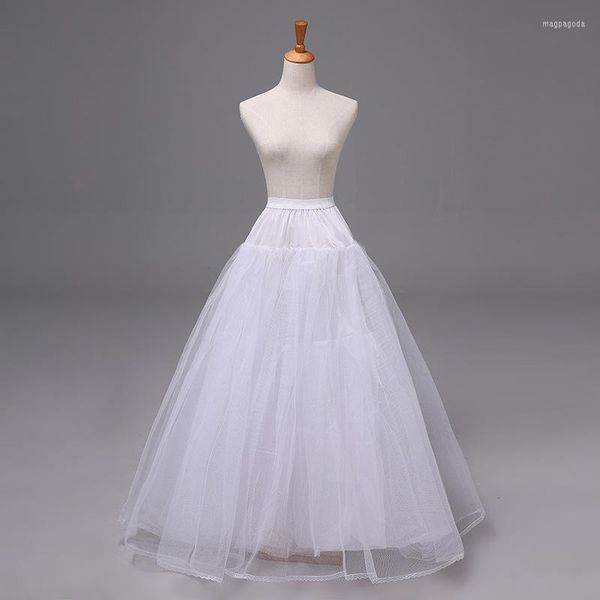 Indumenti da notte da donna Sottoveste Gonne Hoopless Organza a 3 strati Abito da sposa bianco da sposa Sottogonna Sottogonne in crinolina per le donne Puffy