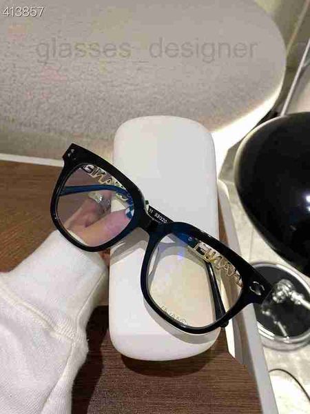 Sonnenbrille Designer Kleine Xiangfeng Schwarzer Rahmen Brille Große Kurzsichtige Damen Pure Face Wonders Runde Zeigt Dünne 0748-Linse kann mit 4L9T ausgestattet werden