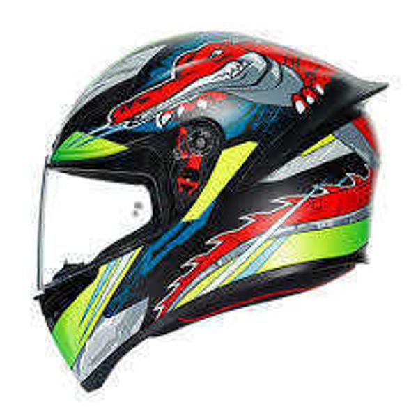 Мотоциклетный шлем Moto AGV Full Face Crash Helmet K1 Dundee матовый салатово-красный мотоциклетный шлем WN TOJZ 8VXB