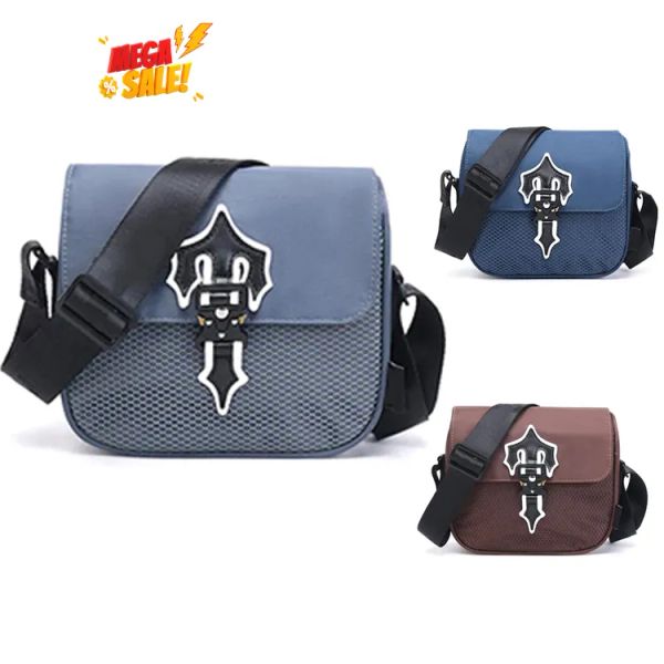 TrapstarsTrapstar Messenger con patta Borse a tracolla Vintage da donna di lusso Designer Nylon Borse a tracolla Frizione Portafogli Canvas Totes ventiquattrore Borsa a mano da uomo