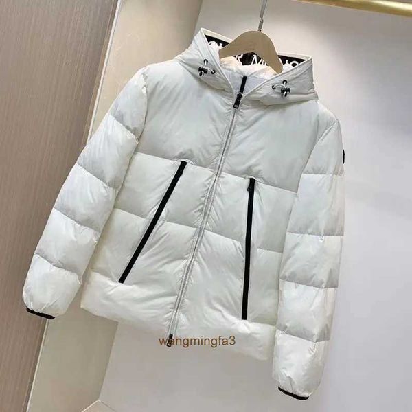 Parkas M-on Design Original Luxus Designer Daunenjacke Marke Herrenmantel Mode Damen Kapuzenjacke bestickt Mantel Top Größe M-5XL