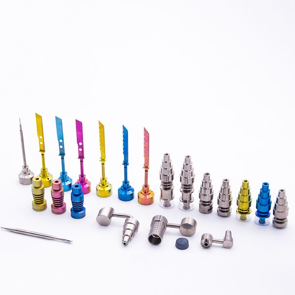 Headshop214 CSYC T003 Pfeife Titan Nail Carb Cap 10mm/14mm/18mm Männlich Weiblich Dab Nails 10mm 16mm 20mm Heizspule Titan Nail Dab Rig Ash Catcher Bong Tool