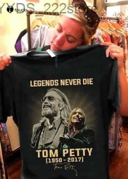 Homens camisetas Lendas nunca morrem Tom Petty Tom Petty e os Heartbreakers T-shirt Tamanho S-3Xl YQ231106