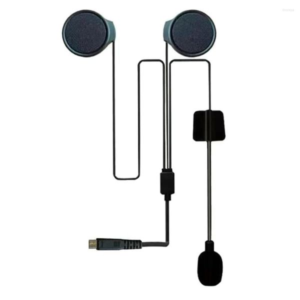 Motorradhelme Bluetooth 5.0 Headset Helm Drahtlose Kopfhörer mit Mikrofon Freisprecheinrichtung für BT-22 (nur ein Mikrofon)