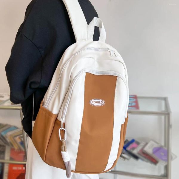 Школьные сумки, модный крутой женский студенческий рюкзак, сумка для ноутбука, сумка для книг, модная женская дорожная сумка Kawaii для студенток, нейлоновый Harajuku Lady