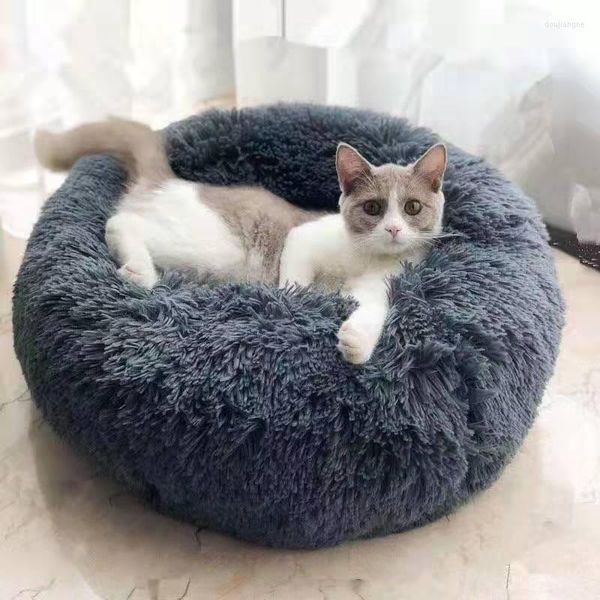 Letti per gatti Arrivi Soft House For Fleece Lounger Cani Cotton Pet Bed Mat Warm Nest Products