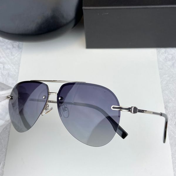 Óculos de sol, glasses de sol dos óculos de sol, sapo de homem, grande quadro metal de alta qualidade confortável para usar óculos de sol da moda vermelha líquida de alta definição de alta definição de óculos de sol polarizados
