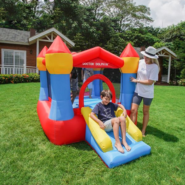 Satılık kapalı şişme oyun alanı Playhouse Mini Bounce House Çocuklar için Partisi Bouncy Castle Jumping Jumper Moonwalk Dış Moon Play Fun Fun Küçük Oyuncak Hediyeleri