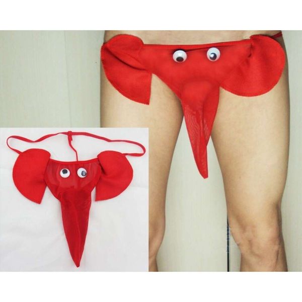 3 pçs masculino flertando brincadeira cuecas lingerie erótica calcinha elefante sexy t-calças jogo tangas cinto fino bonito g string quatro cores