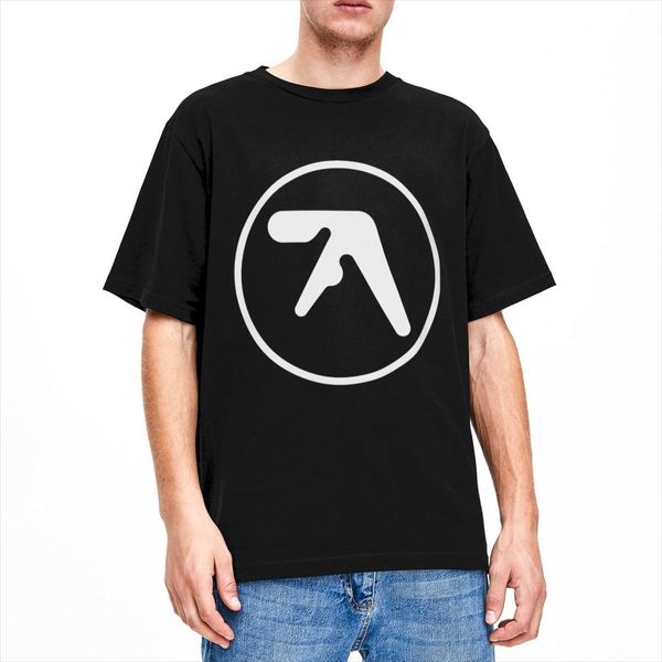 Herren T-Shirts Herren Damen Aphex Twin T Merch Kleidung aus reiner Baumwolle Cooles Kurzarm-O-Ausschnitt-T-Shirt Plus Größe s 230406