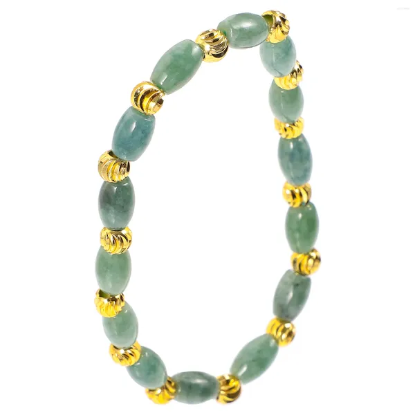 Charm-Armbänder, elastisches Jade-Perlenarmband, dekoratives Perlen-Stretch-Unisex-Armband