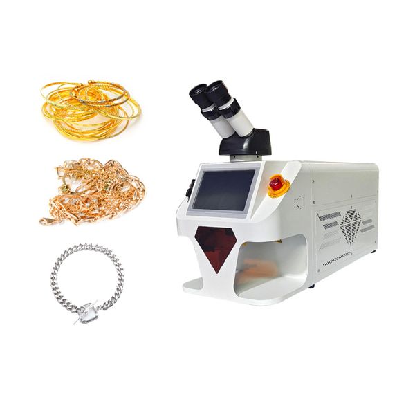 Máquina de soldagem a laser de jóias Gold Prata Aço inoxidável Máquina de soldador portátil de laser para pulseira de anel Platina