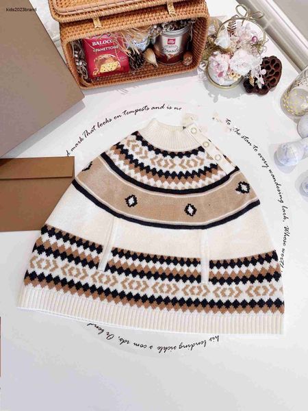 Neue Neugeborene Baby Mädchen Kleidung Gestrickte Weiche Nette poncho infant Einfarbig Warme herbst pullover mantel kleinkind mädchen Cape-Mantel