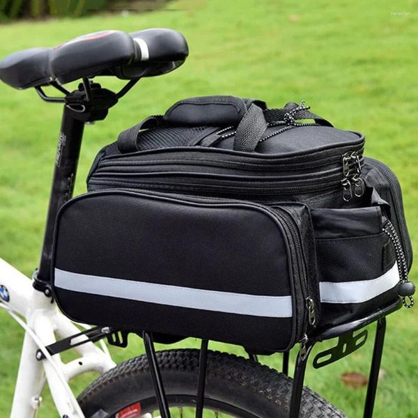 Borse da sera Borsa per portabici da MTB Borsa da ciclismo impermeabile per sedile posteriore Portapacchi di grande capacità Bicicletta portatile antipolvere