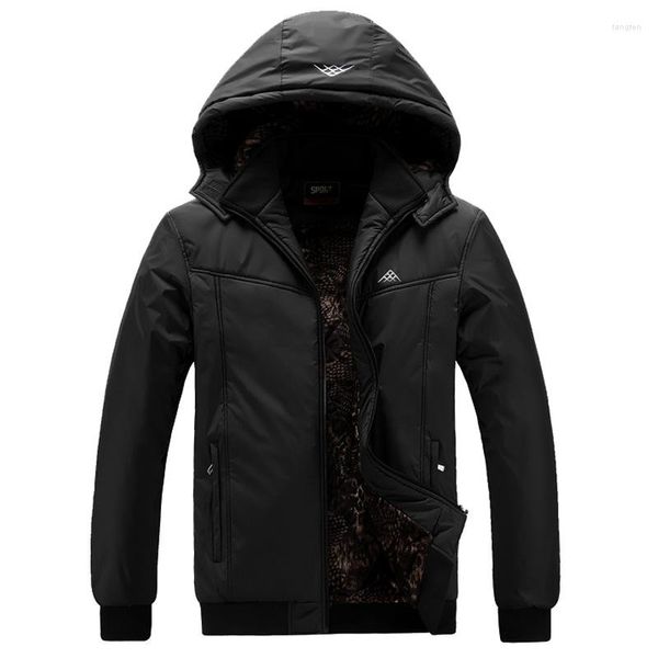 Männer Daunen Winter Herren Dicke Lose Verkauft Warme Reißverschluss Baumwolle Gefütterte Jacke Stil Modemarke Männliche Kleidung Plus Größe 4XL-9XL