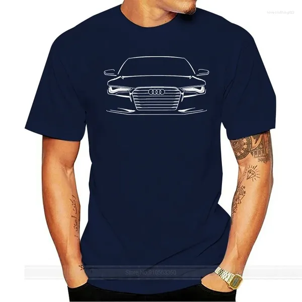 Erkek Tişörtleri O yaka pamuklu tişört Tasarım T-shirt RS6 RS3 RS4 Avant-Garde Hatchback Çift Turbo Yarışçı Ayar İbadet Gömlek