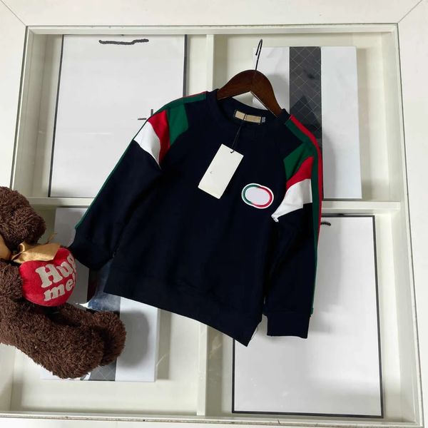 дизайнер детской одежды детские осенние комплекты детские спортивные костюмы размер 100-150 см разноцветный лоскутный дизайн свитер с круглым вырезом и брюки