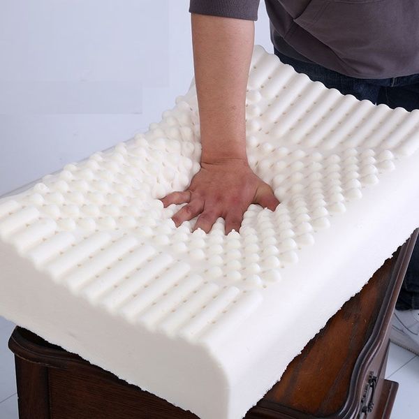 Pillow Thailand Reiner Naturlatex Cervical Protective Spinal Massage Behandlung für Körperkissen Schlafkissen 230406