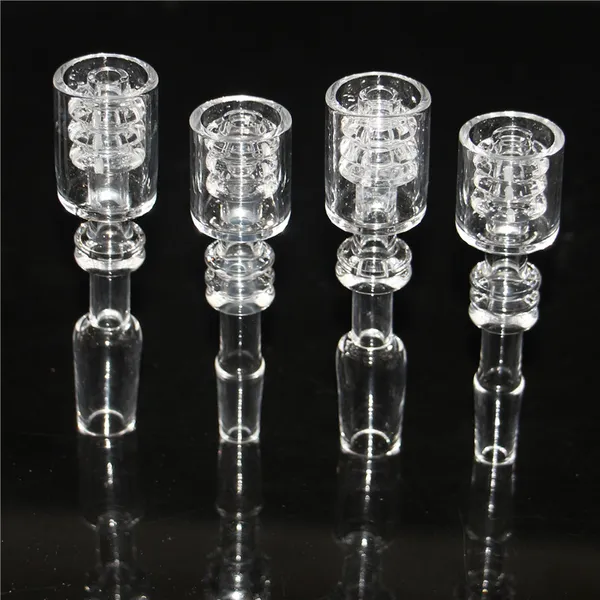 Narghilè Diamond Knot Smoking Quartz Stack Banger Nails 10mm 14mm 18mm Quartz Bangers Chiodi per vetro Acqua Bong Dab Rigs Tubi