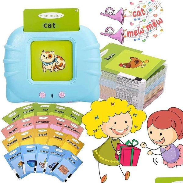 Dicionários Tradutores Aprendizagem Brinquedos Crianças Aprendem Inglês Educação Inteligente O Livro Eletrônico Flash Cartão Leitura Hine Mo Dhgx2