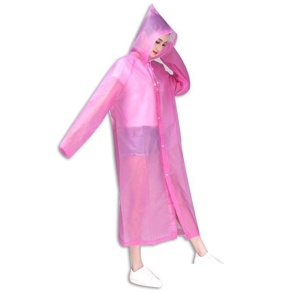 Raincoats descartáveis jaqueta de chuva crianças transparente ao ar livre espessamento homens mulheres portáteis caminhadas poncho wh0329 gota entregar dhfbi