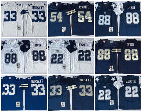 NCAA 75.o fútbol vintage 54 Randy White Jerseys 22 Emmitt Smith 33 Tony Dorsett 88 Michael Irvin Ed