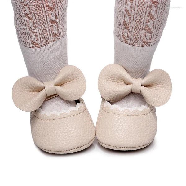 First Walkers Fashion Bow Mädchen-Wanderschuhe für Babys, niedliche Prinzessin, weiche Sohle, bequem, Born-Artikel