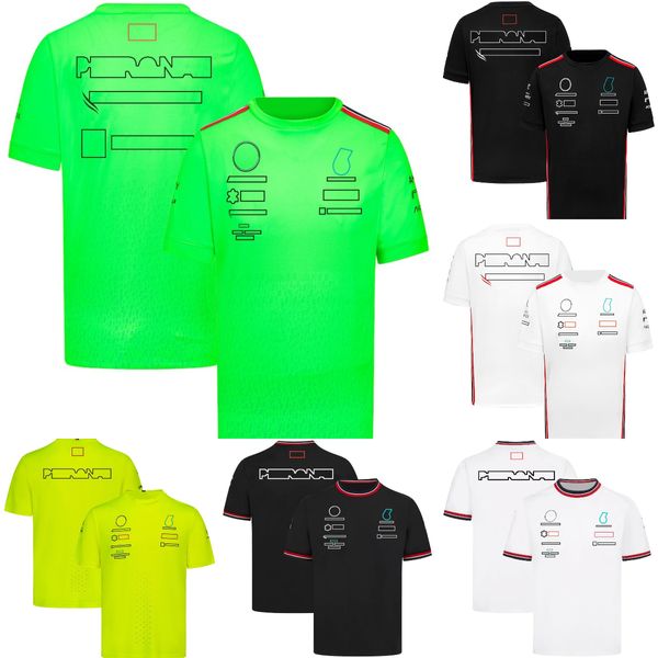 T-shirt da corsa di Formula 1 T-shirt da pilota della stagione F1 2022-2024 T-shirt da uomo estiva traspirante a maniche corte