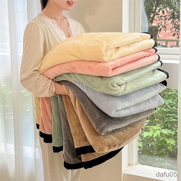 Одеяла для пеленания, высокое качество, плотное молочное бархатное осеннее теплое одеяло для дивана, мягкое коралловое флисовое одеяло для односпальной двуспальной кровати, теплое одеяло